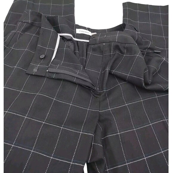 Calvin Klein Women's Black Straight Suit Pants Size 16 Black New - Picture 12 of 14